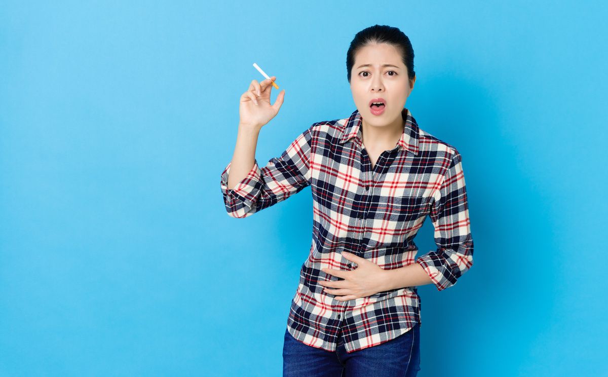 smoking and IBS symptoms| Image credit: PR Image Factory - stock.adobe.com