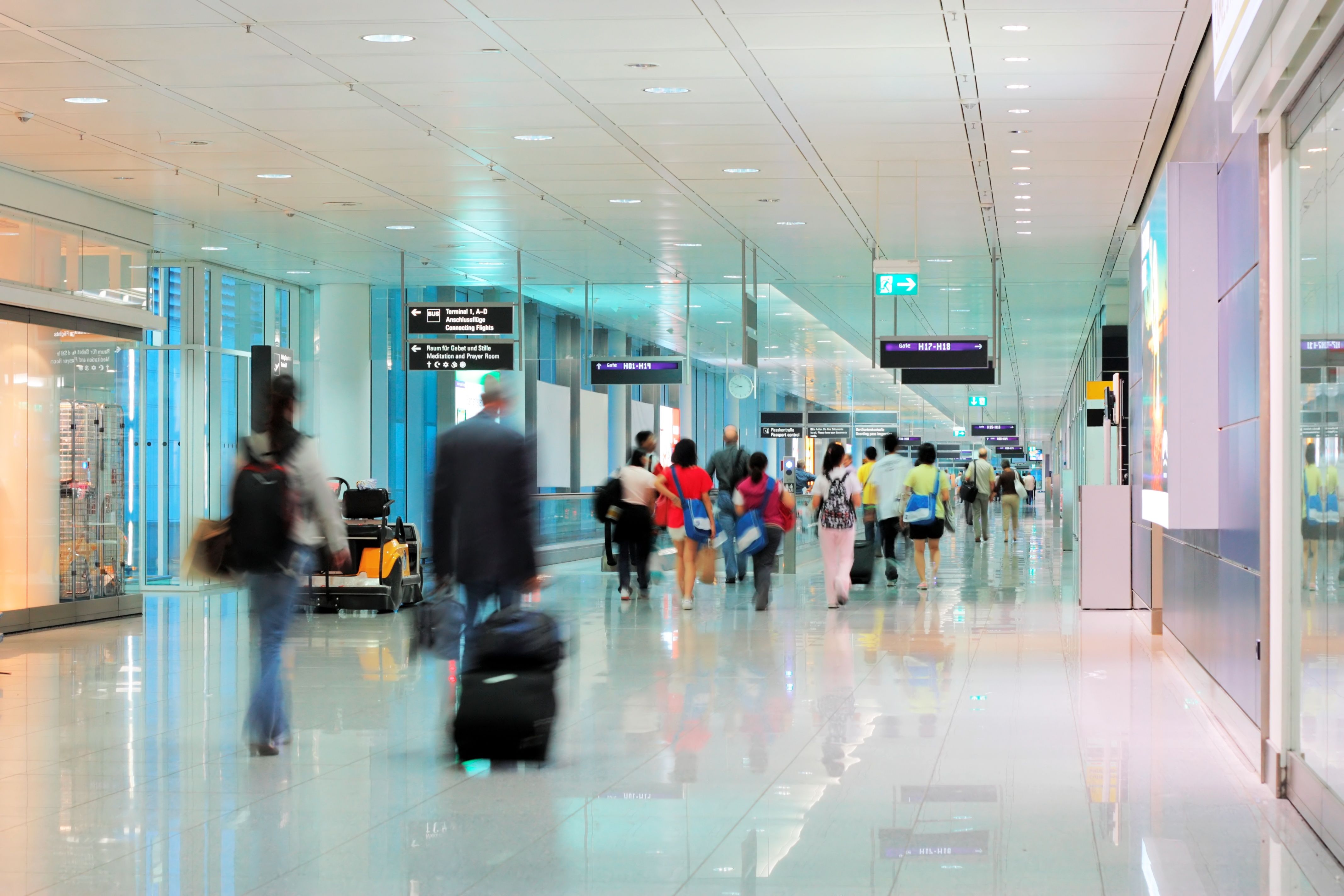 People in an airport -- Image credit: tomispin | stock.adobe.com