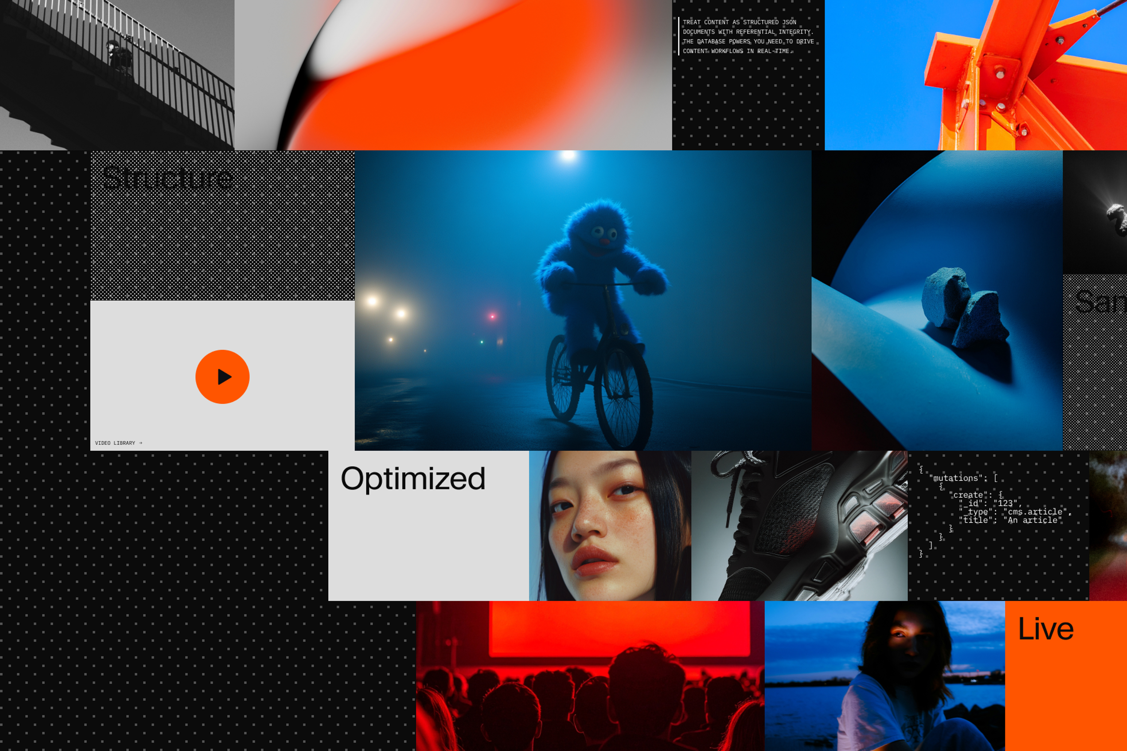 a collage of photos, code and words