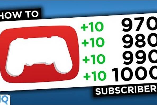 YouTube subscriber growth tips showing milestones from 970 to 1000 subscribers.