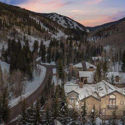 Exterior view of a Vail vacation rental.