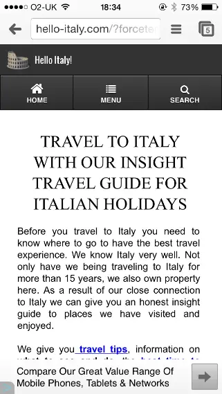 Mobile Menus and Fonts – 5 Tips to a Better Mobile Site