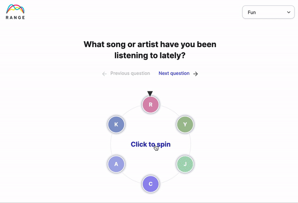 Try our (free) icebreaker spinner today