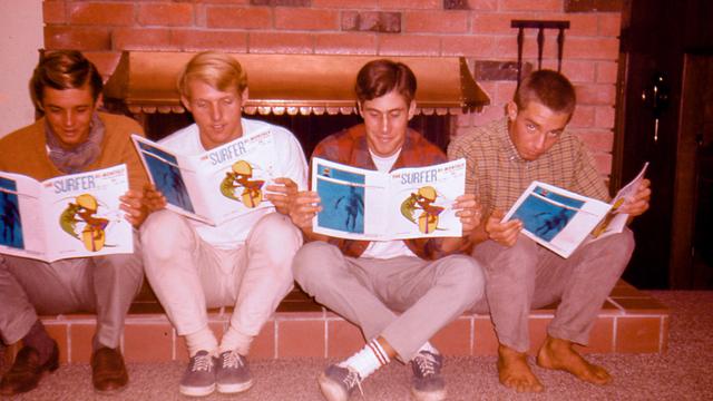 Murphy creator Rick Griffin (white T-shirt), 1962