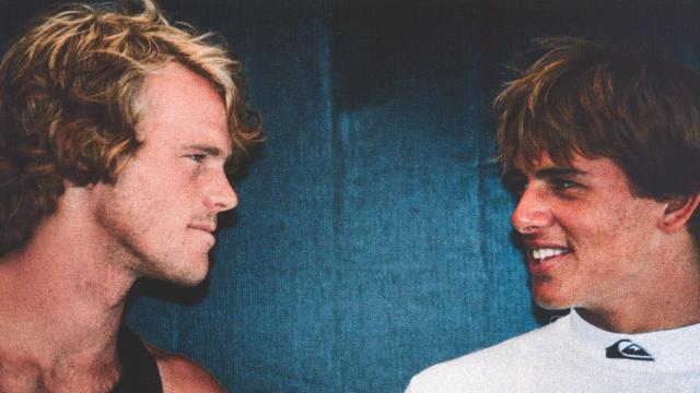 Archbold (left) and Slater, 1990. Photo: Brewer