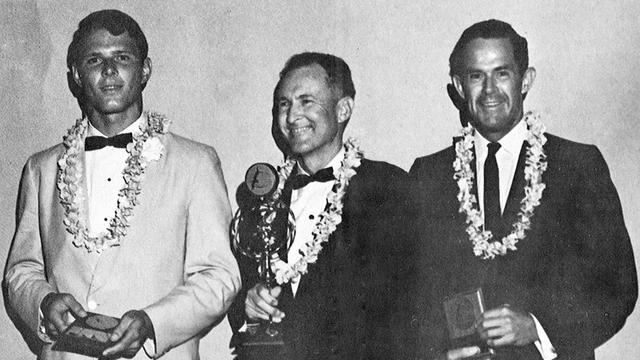 (L to R) Ron Stoner, LeRoy Grannis, Don James, 1966