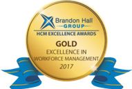 Award logo for excellence in workforce management