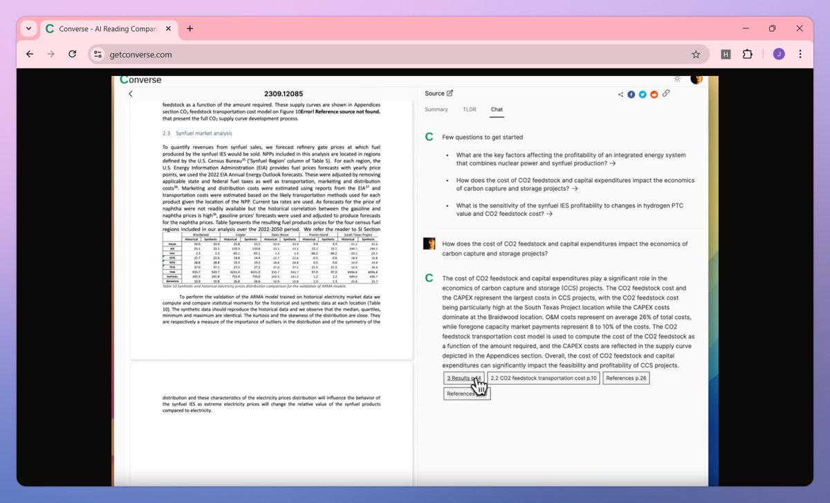 Converse screenshot #2
