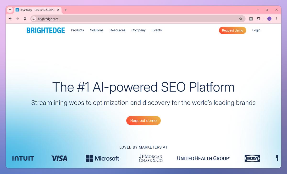BrightEdge screenshot #1