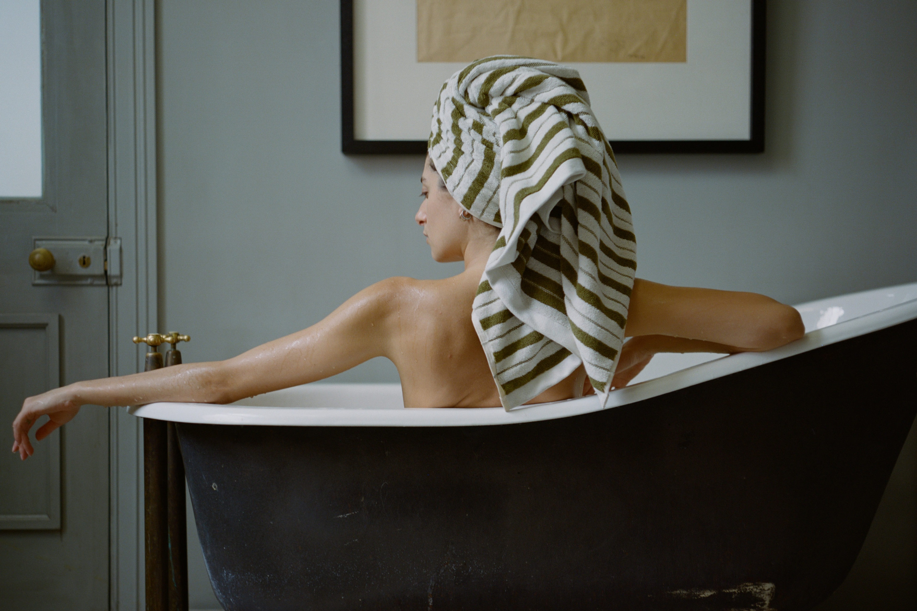  Towel, Lakehouse Stripe
