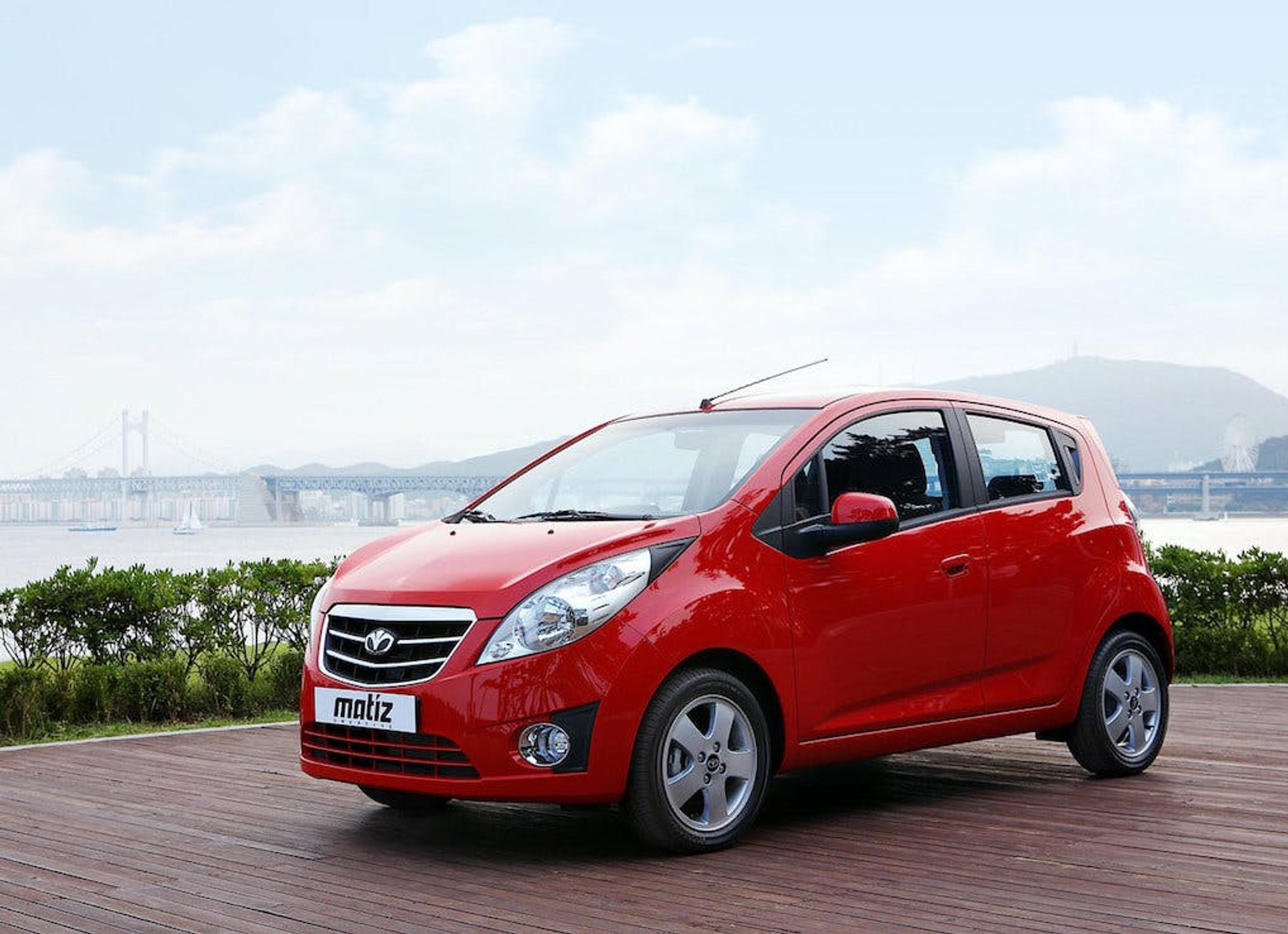 Daewoo Matiz roșu