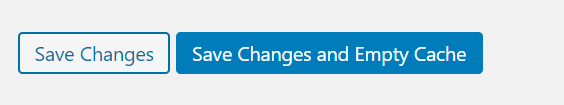 Next, click the Save Changes and Empty Cache button.