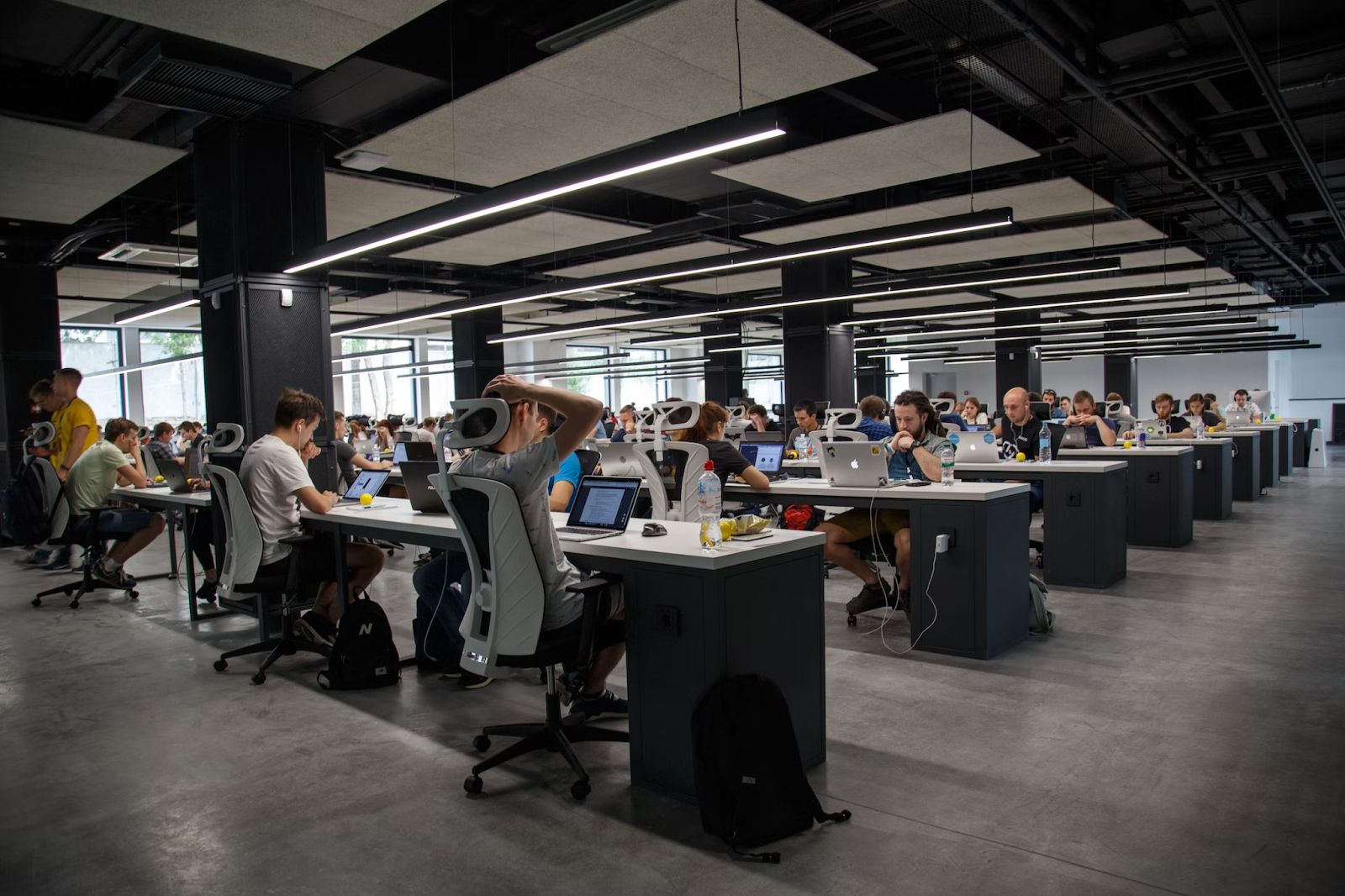 Customer service personnel taking calls from users who need shared hosting support.