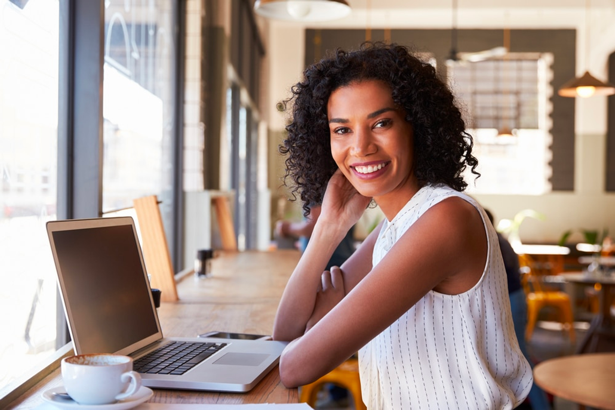 salesperson pleased with closed deal