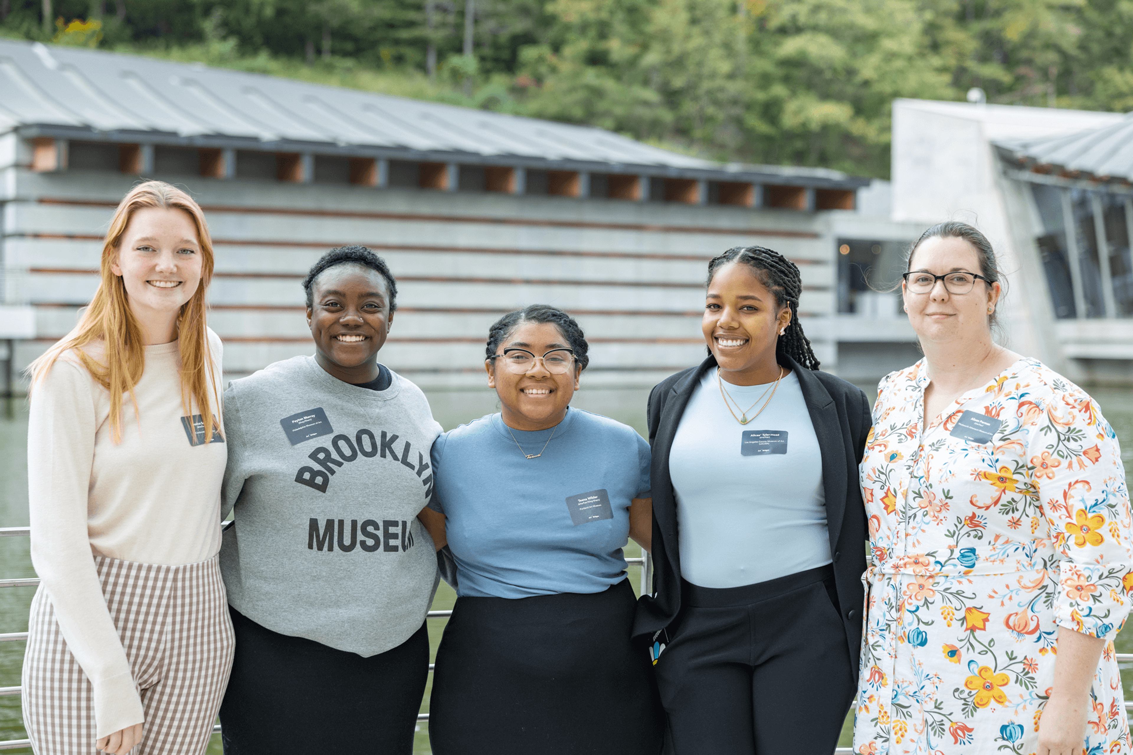 Art Bridges Fellows Class 2 at Crystal Bridges, Summer 2023